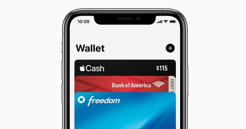 Scherm met Apple Pay-opstelling voor MacBook, iPhone en Apple Watch voor veilige onlinebetalingen